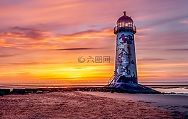 燈塔,talacre的燈塔,愛(ài)爾蘭海