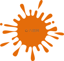 啟動畫面,墨水,橙色