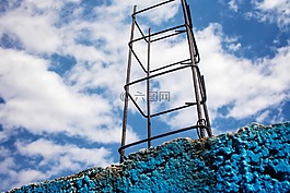 建設,街,天空
