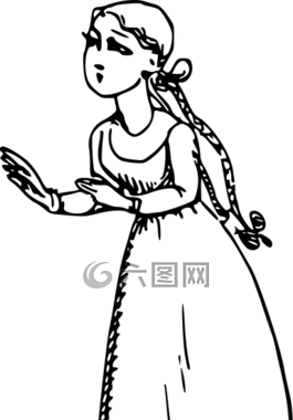 字符,漫畫(huà),女孩