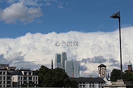 云,威脅,城市