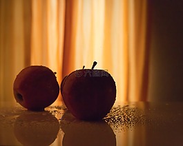 蘋果,水果,背光
