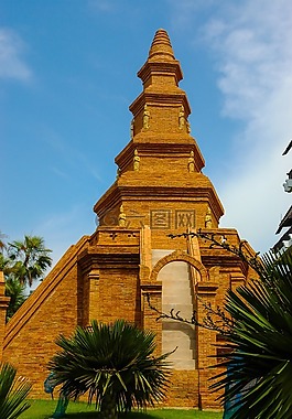 塔,架構,建設