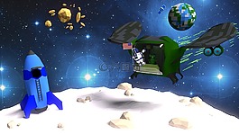 月亮,外星人,銀河