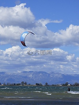 天冲浪,极端体育,水上运动
