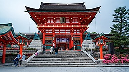 伏見 inari 寺,京都,日本