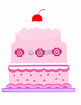 生日蛋糕,蛋糕,粉紅色