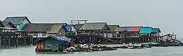 koh panyee 島,浮動漁村,泰國