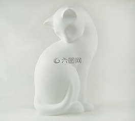 貓,白,地獄
