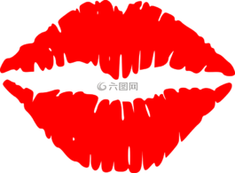 嘴唇,吻,女性