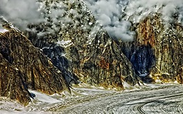 阿拉斯加州,露絲峽,山