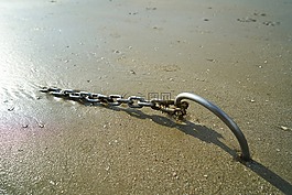 砂,海灘,宏