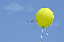 氣球,天空,藍(lán)色