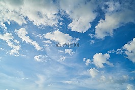 云,藍(lán)色,白