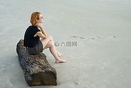 婦女,美麗,模型