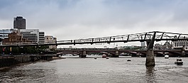 橋,河,泰晤士