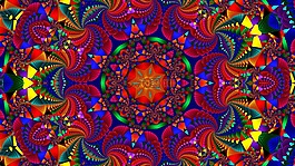 萬花筒,曼陀羅,模式