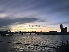 韩国,汉城,汉河
