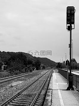 火車站,導軌,平臺