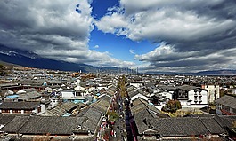 大理,美景,蓝色