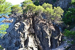 島,巖,懸崖
