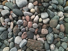 鵝卵石,海灘,石頭