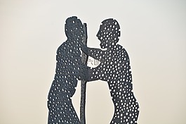 分子男子,雕塑,现代艺术