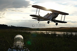 飛機,登陸,飛