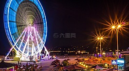 摩天輪,公平,夜