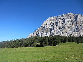 zugspitze,山,徒步旅行