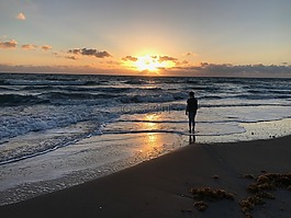 日出,潛在,視覺