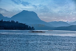 景觀,水,支腿