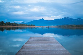 湖,网站,高山