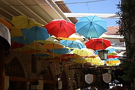 塞浦路斯,雨伞,夏季