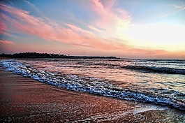 海景,印度,海