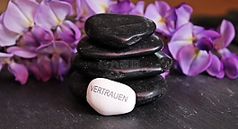 平衡,冥想,石头