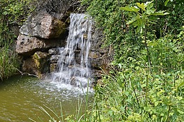 瀑布,水,河