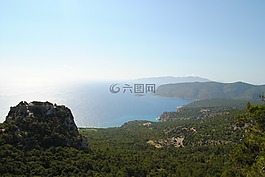 罗德岛,海,景观