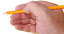 鉛筆,手,png