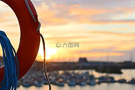 生活带,救援,海滩
