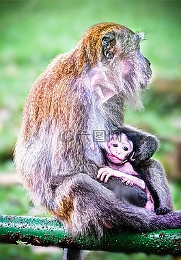 猴子,動物,嬰兒