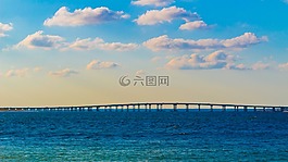 云,陽光,橋