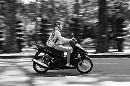 馬達,摩托車,路
