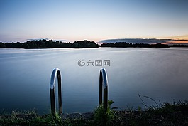 阶梯,水,离岛