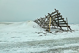 冬天,景觀,雪