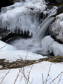 過獨身生活,冬天,冰