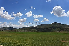 云,山,天空