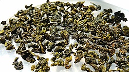 茶,烏龍,綠色
