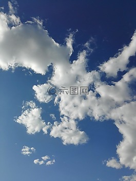 藍天,白云,晴天
