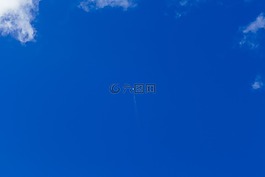 藍(lán)色,天空,云